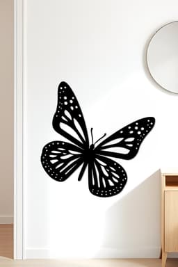 Butterfly Wall Art, Wall Decor, Home Decor 3d model