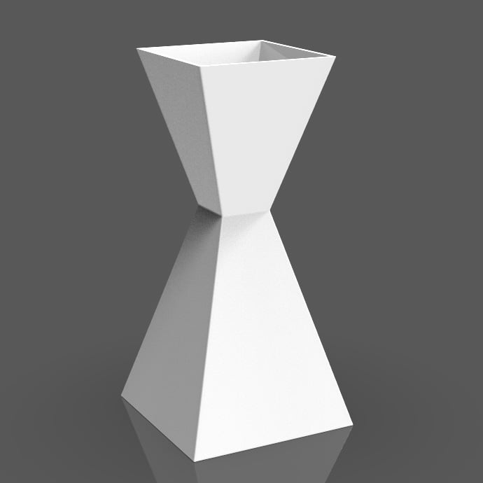 MINIMALIST GEOMETRIC VASE 3d model