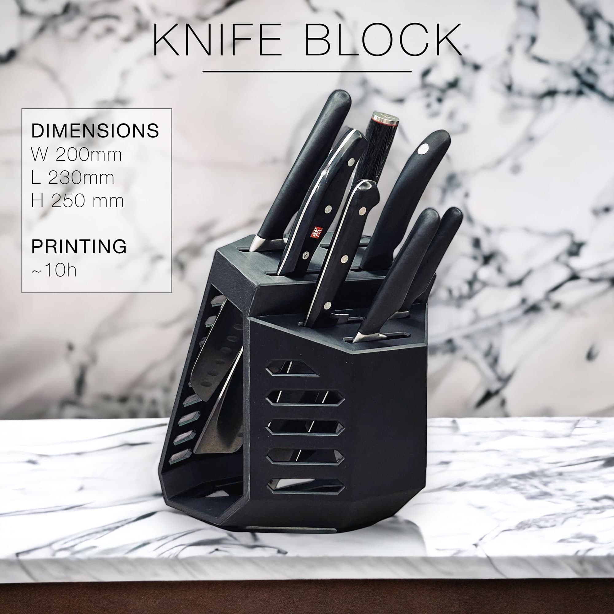 OBSIDIAN | Knife Rack 3d model