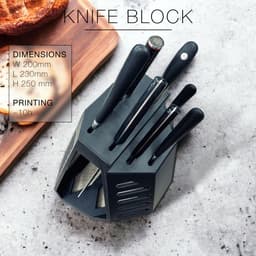 OBSIDIAN | Knife Rack 3d model