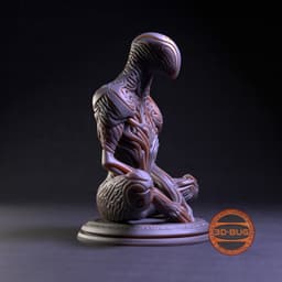 Alien Zen decorative abstract sculpture 3d model