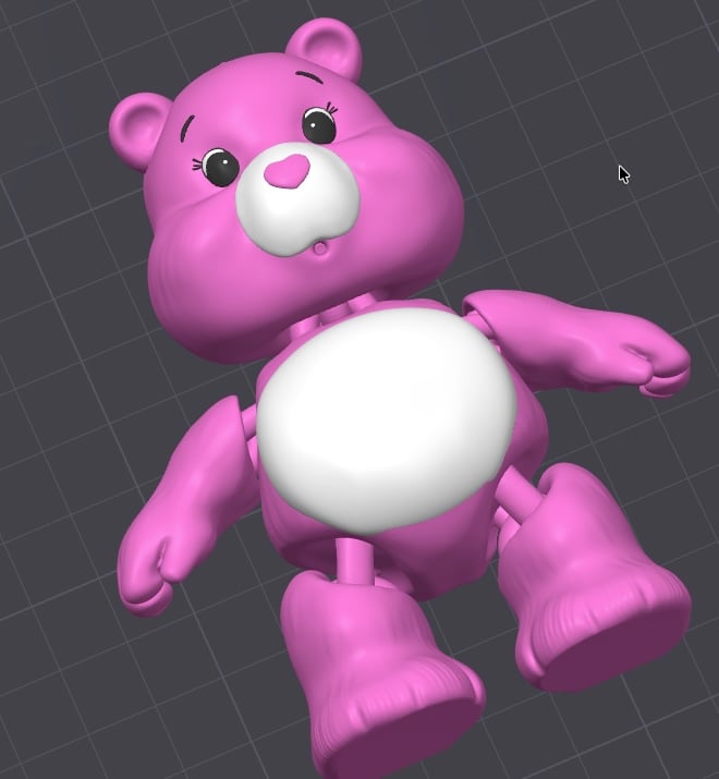 Blank Customizable Bear 3d model