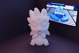 Dragao assustado.stl 3d model