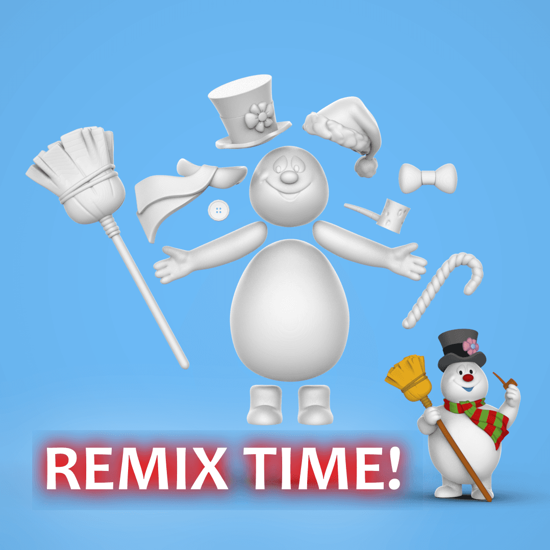 Frosty The Snowman REMIX CONTEST 3d model