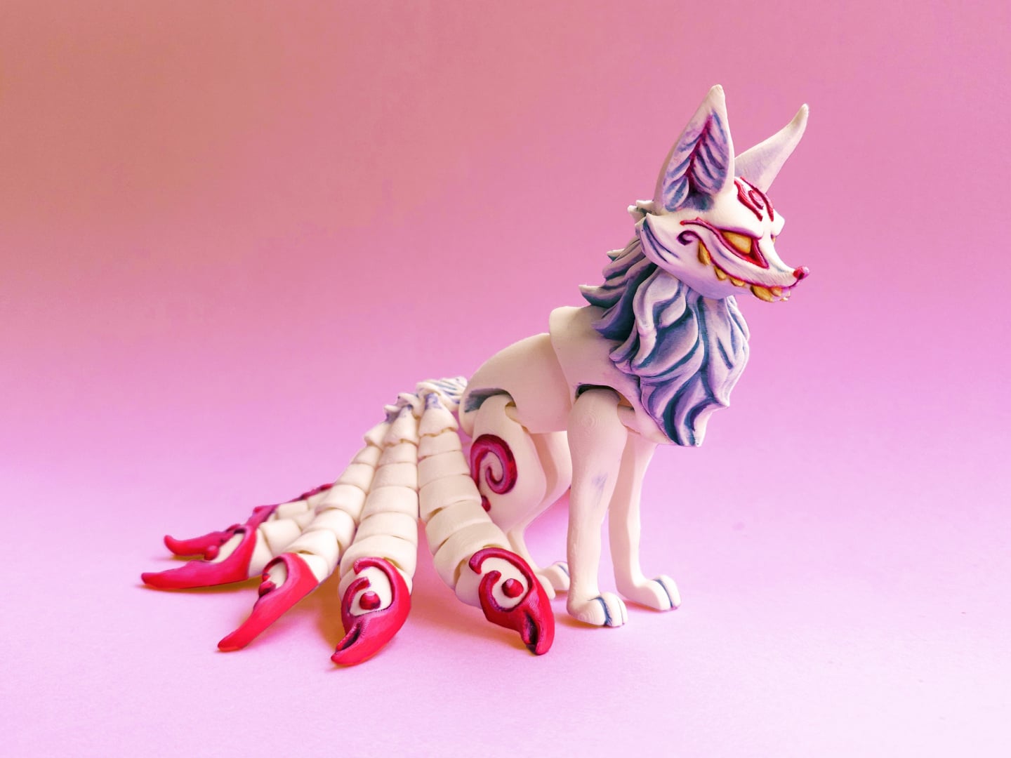 Articulated Kitsune 3d model