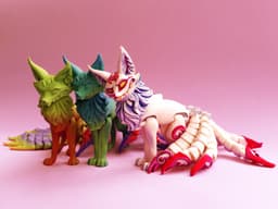 Articulated Kitsune 3d model