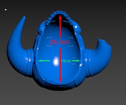 Skull Warrior Helmet wearable /Cosplay 3d model