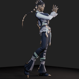 Aniyah the Dancer v2 3d model