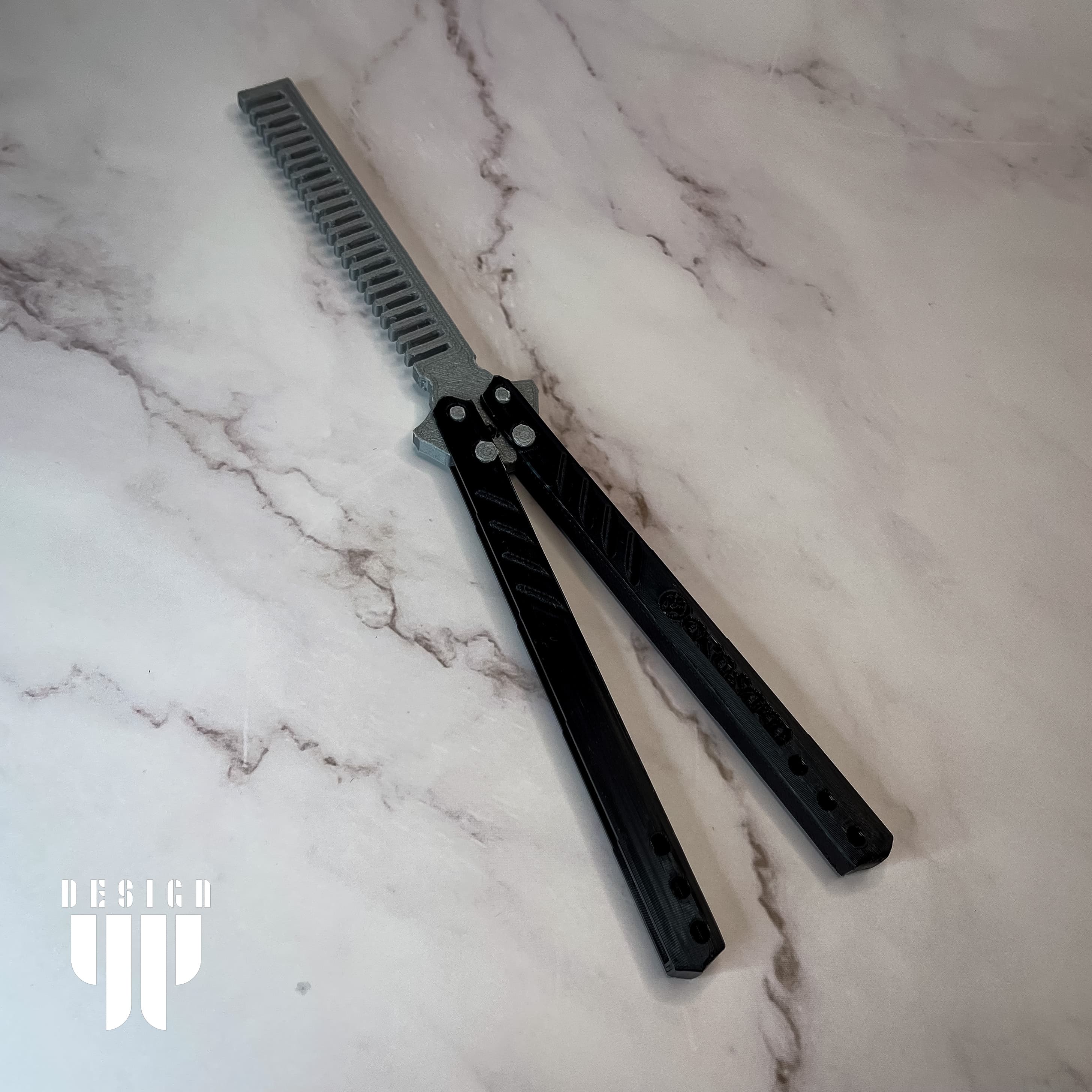 Comb Butterfly Knife 3d model