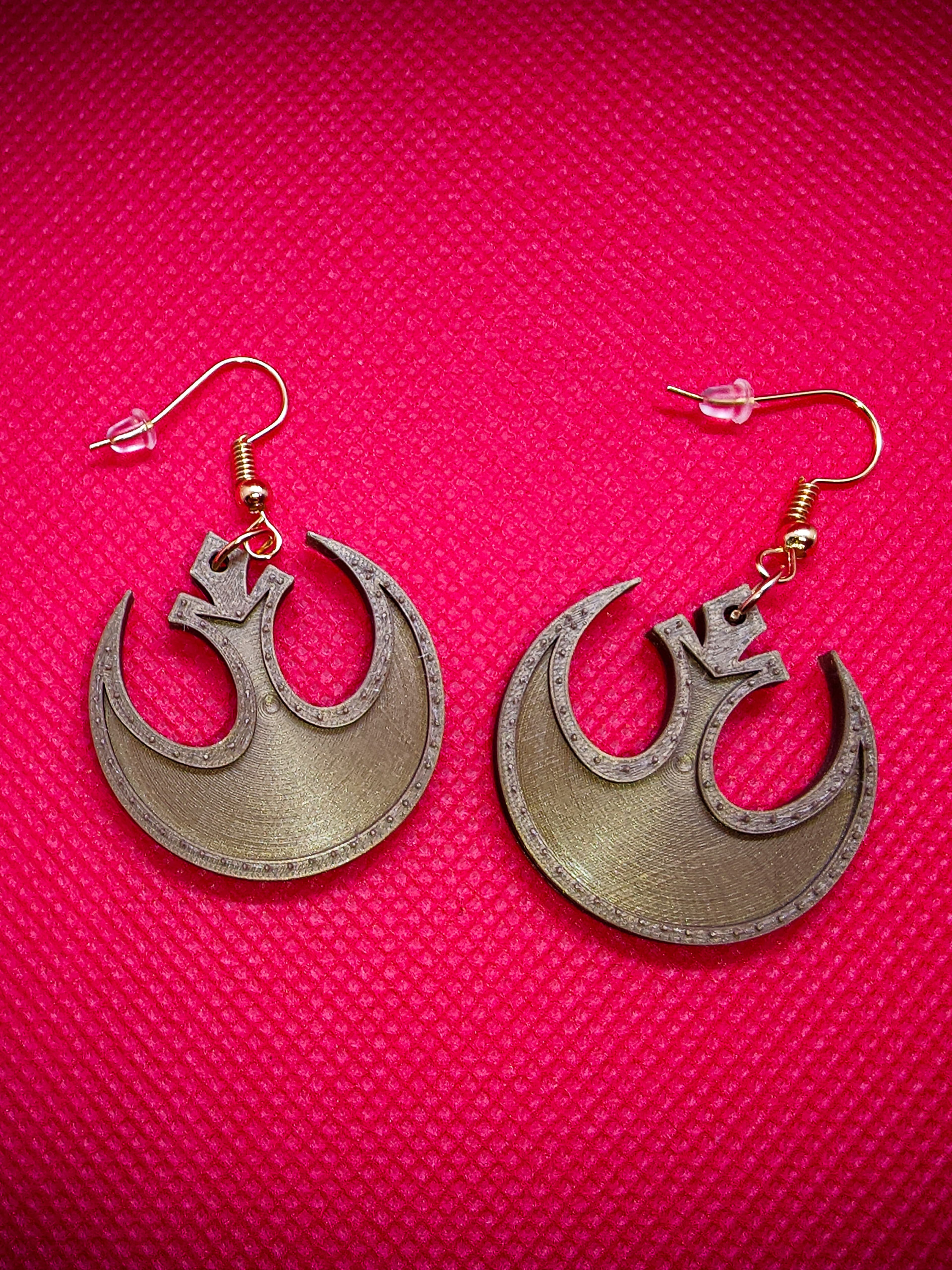 Star Wars Rebel Alliance Earrings 3d model