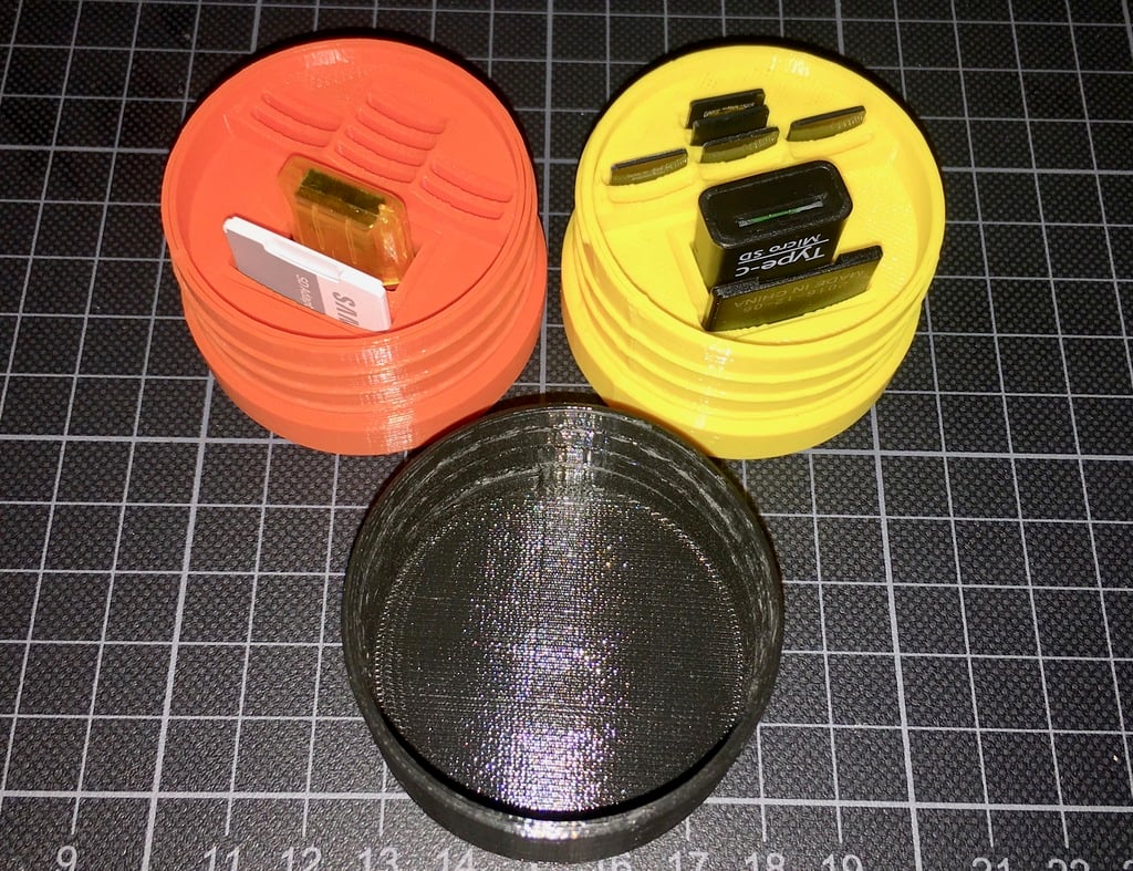 Micro SD Card holder 3d model