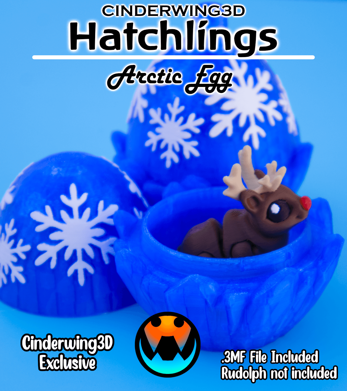 Arctic Hatchling Egg 3d model
