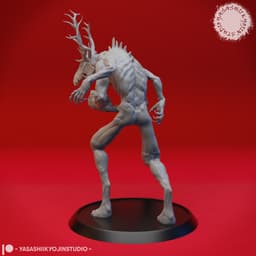 Wendigo - Tabletop Miniature (Pre-Supported) 3d model