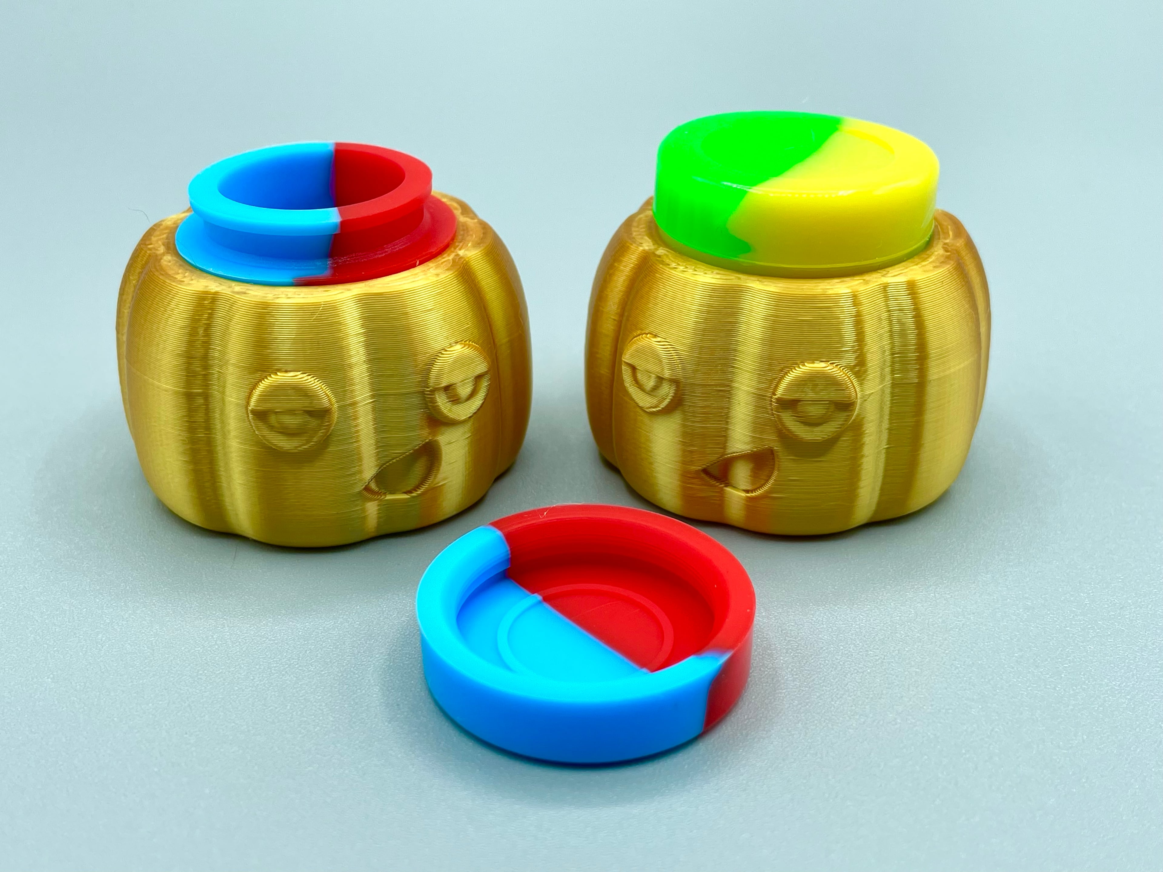Pumpkin Buddy 5ml Silicone Container 3d model