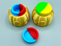 Pumpkin Buddy 5ml Silicone Container 3d model