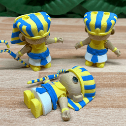 3D Printable Pharaoh 3d model