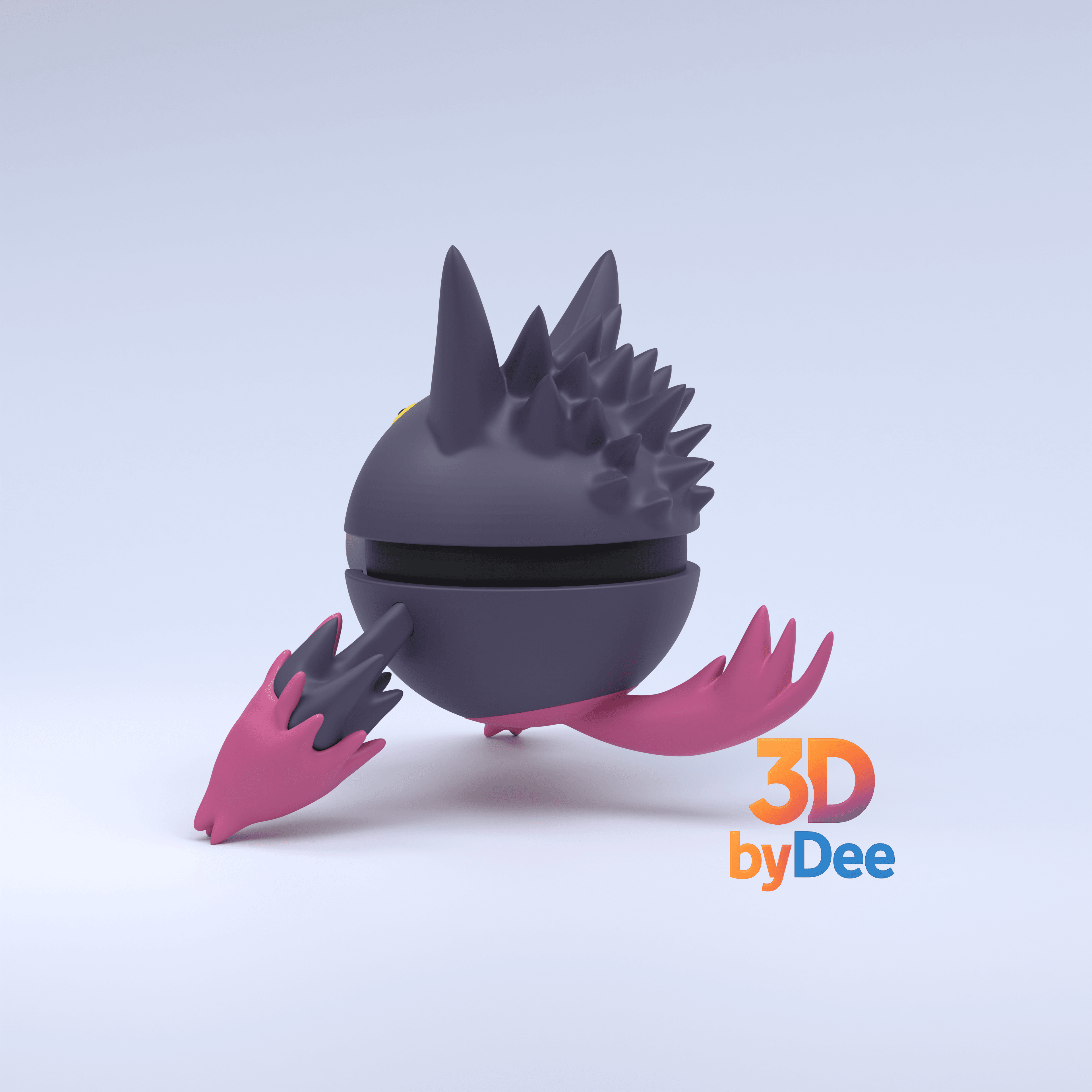 Gengar Mega Pokeball 3d model