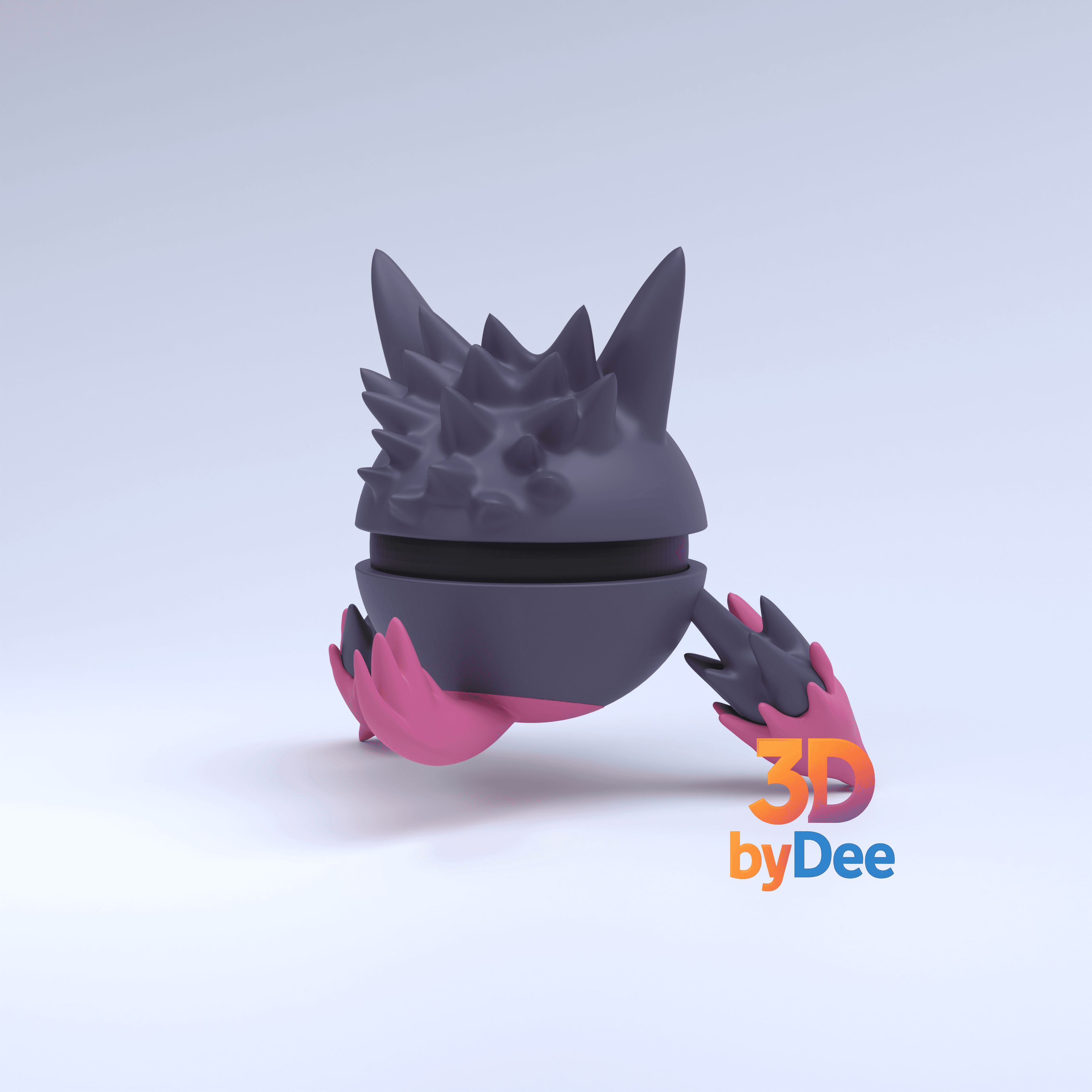 Gengar Mega Pokeball 3d model