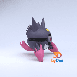 Gengar Mega Pokeball 3d model