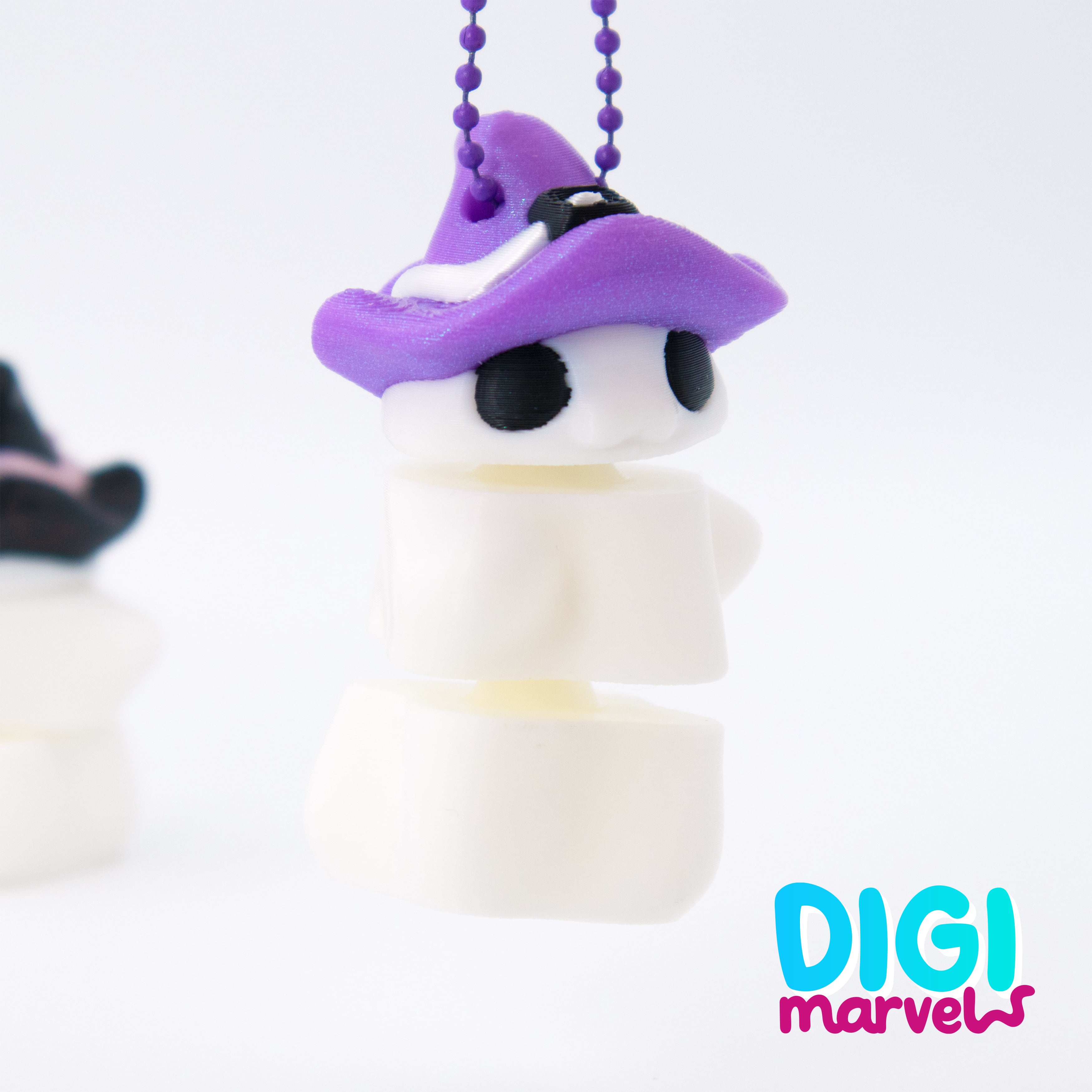 Spinny Ghosts Flexi + Keychains 3d model