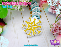 Snowflake Dragon Flexi 3d model