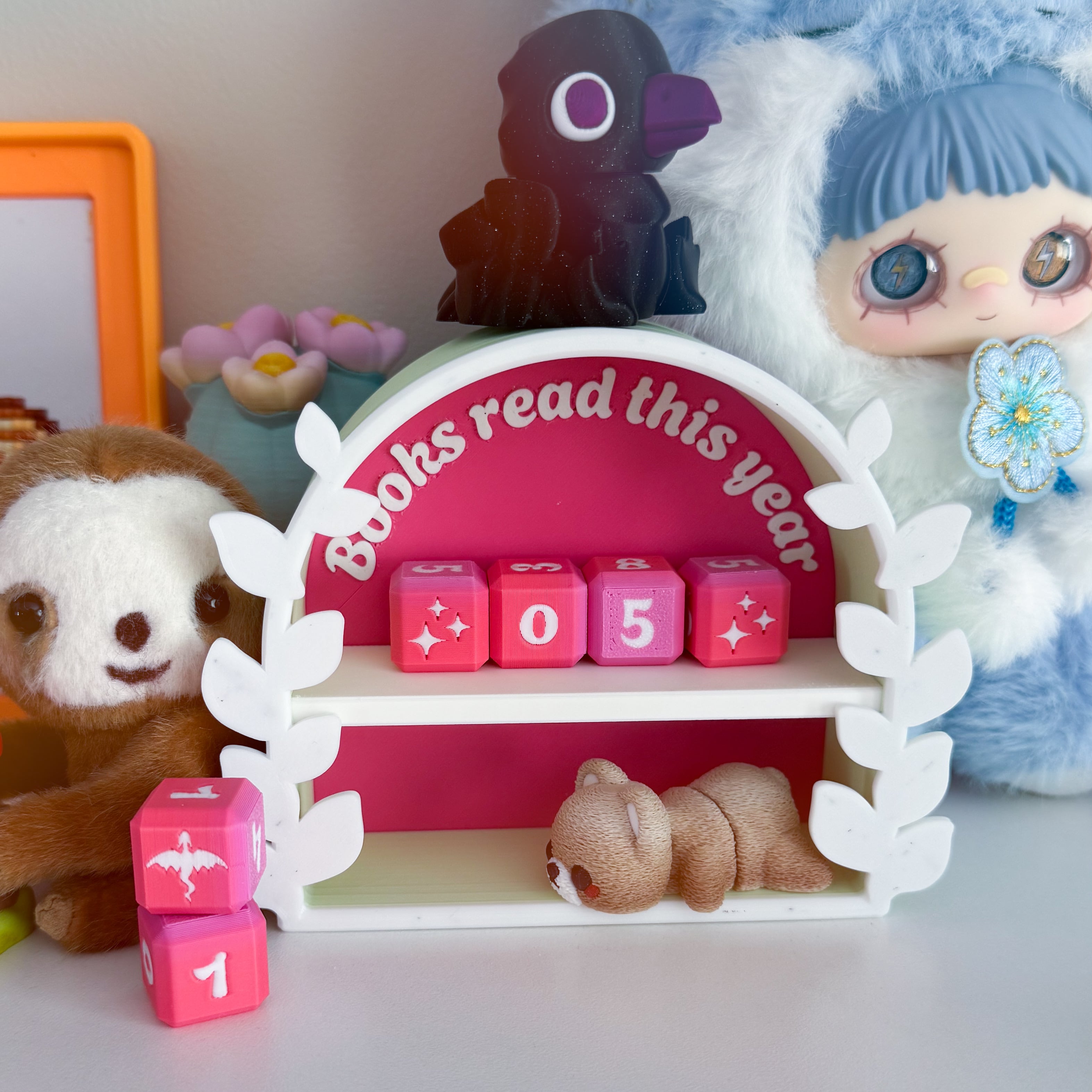 Leafy Book Tracker 3d model