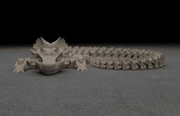 Articulated Dragon 6 3d model