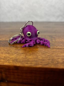 Mini Octopus Keychain 3d model