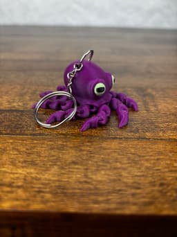 Mini Octopus Keychain 3d model