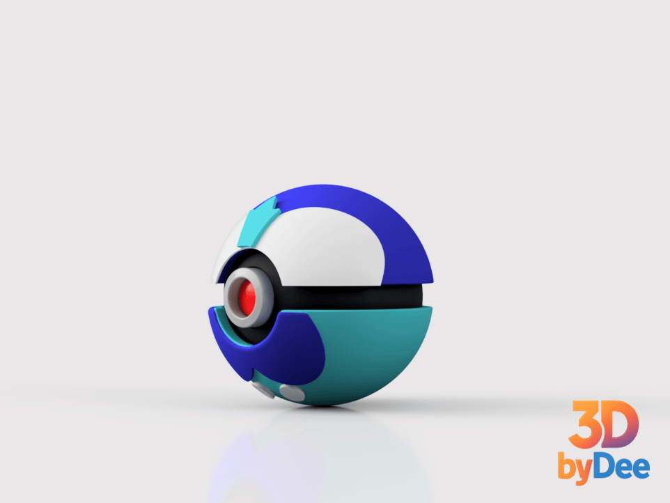 Piplup Poke Ball 3d model
