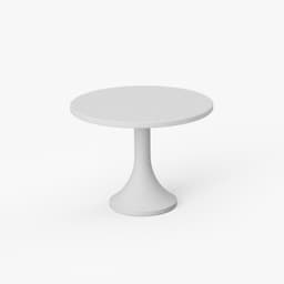 Doll House Round Table 1/6 Scale 3d model