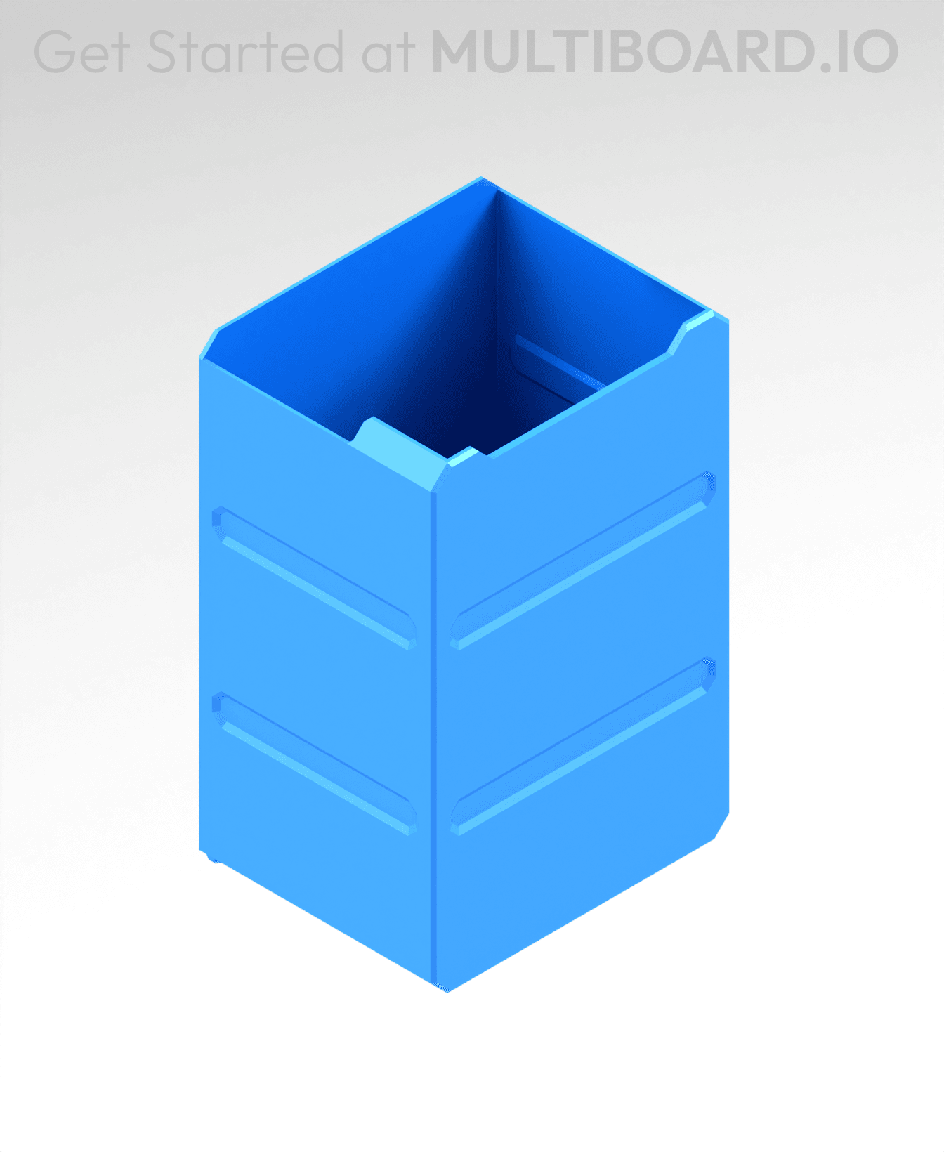 2x3x1.5 LU - MultiBin Simple Drawer 3d model
