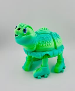 Turtle Roller Skate Flexi 3d model