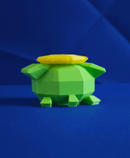 Skiploom Low Poly Pokemon 3d model