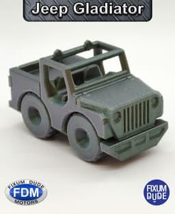 Fixum Dude Motors PiP Jeep Gladiator 3d model