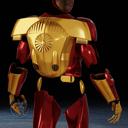 Turbo Man Costume 3D Printer STL file 3d model