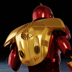 Turbo Man Costume 3D Printer STL file 3d model