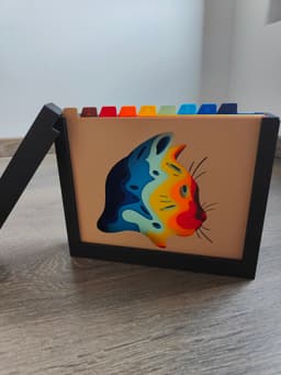 Cat Shadow Box (A) 3d model