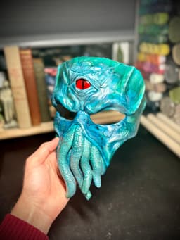 Cthulhu cultist mask 3d model