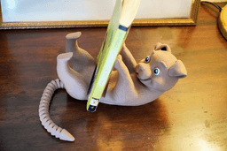 Dog Book & Tablet Display with Articulating Tail 3d model