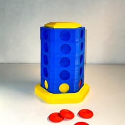 Connect Four Spin Tower 3d model