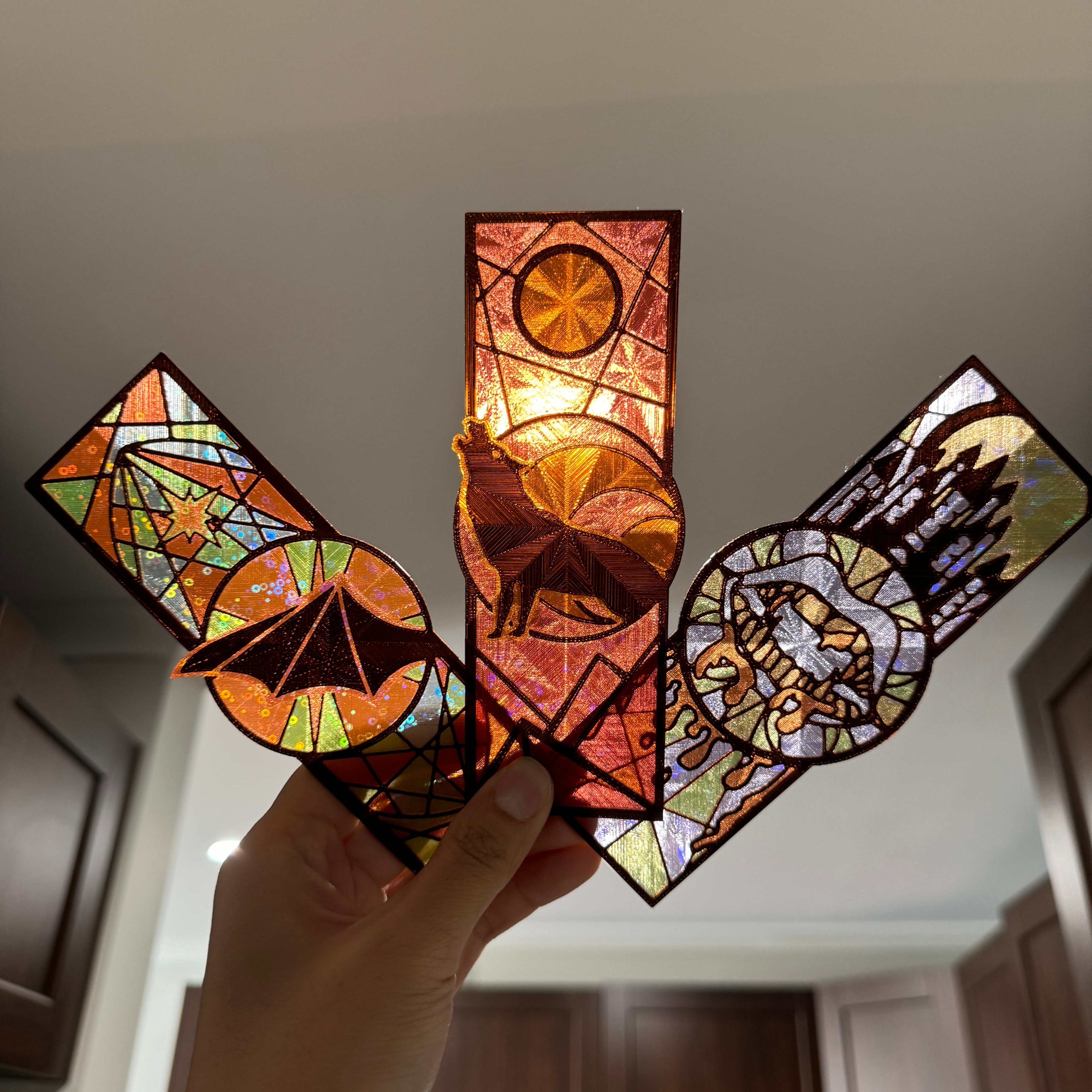 Stained Glass Bookmarks 3d model