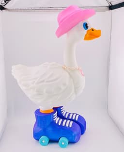 Roller Skates Goose Gear for Porch Goose 3d model