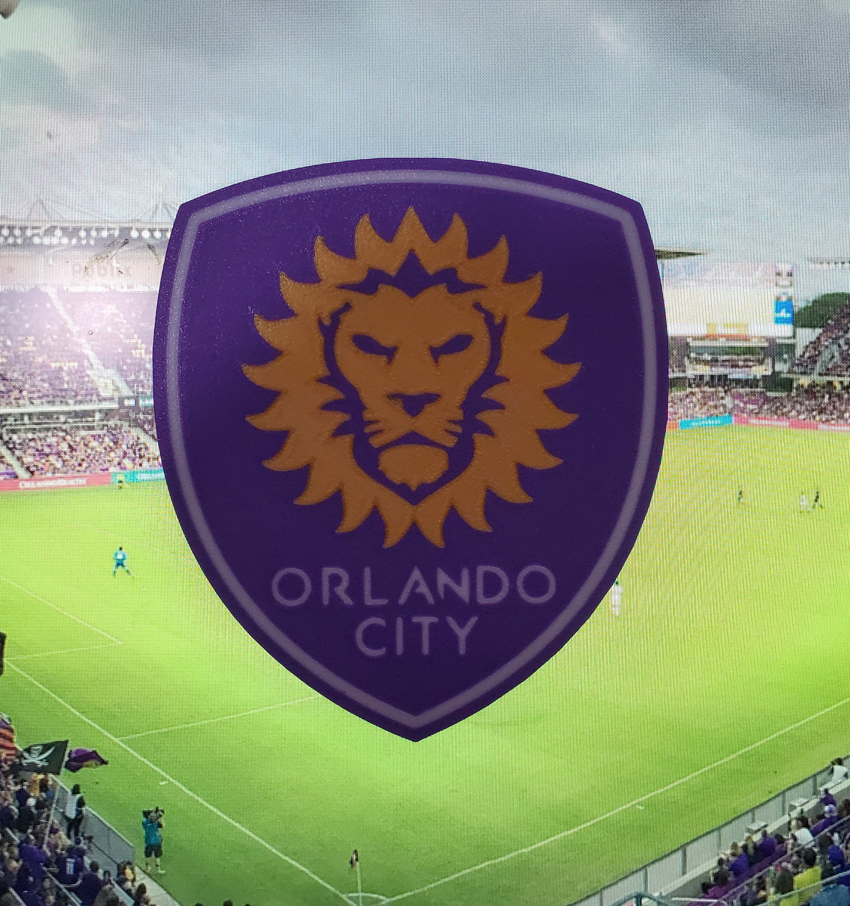 AMS / MMU Orlando City SC coaster or plaque 3d model