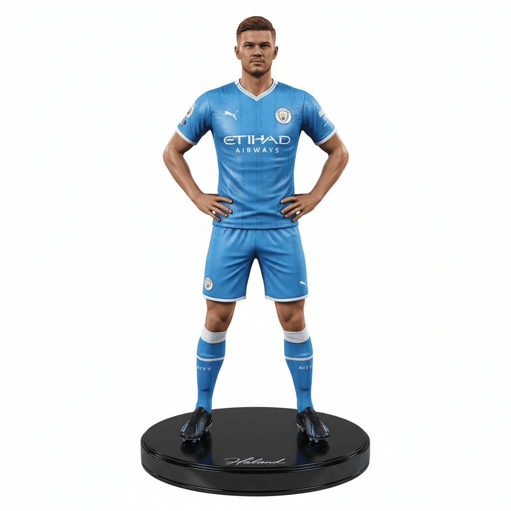 Football Player : Erling Haaland Football Soccer Striker 3d model