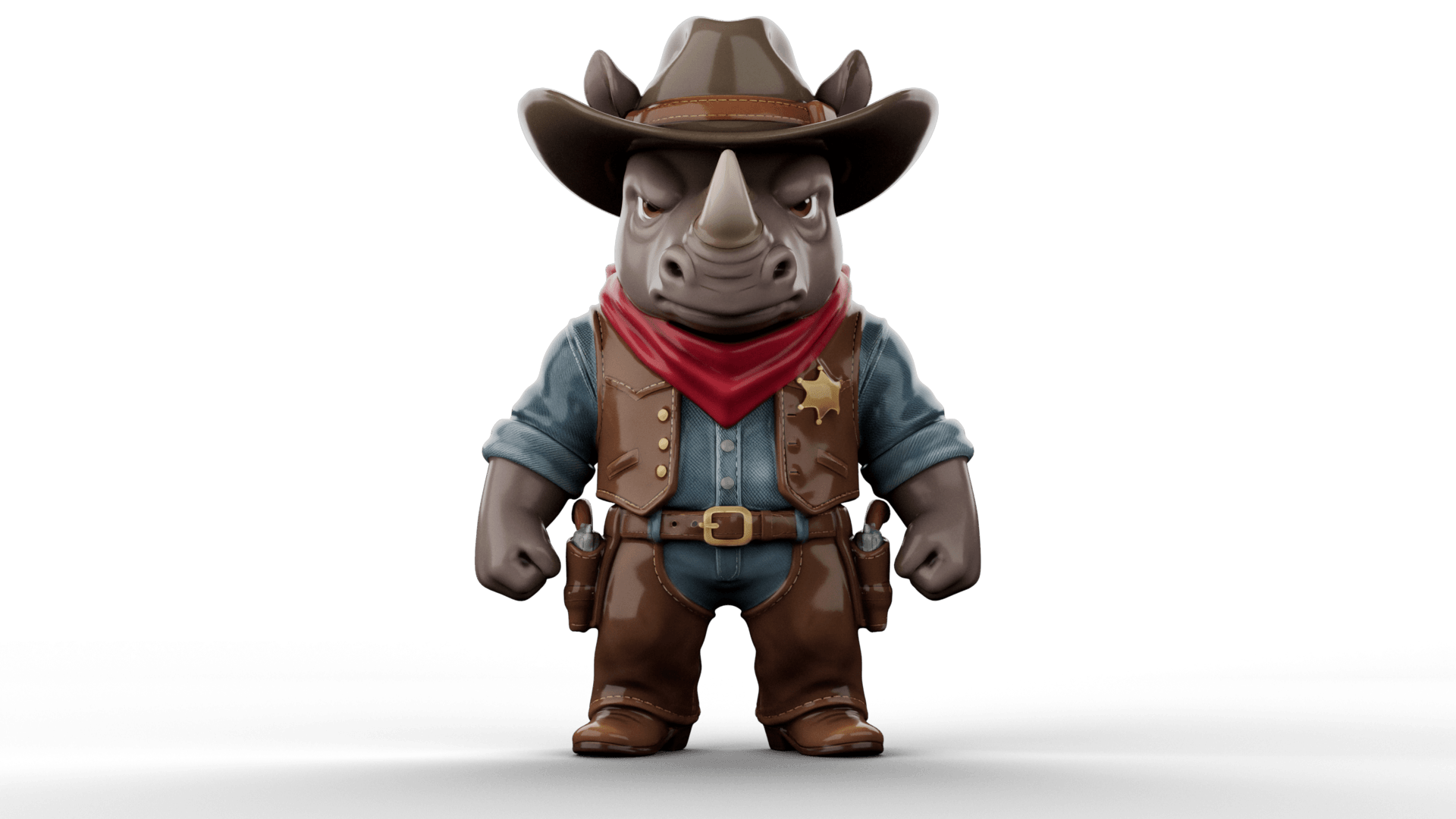 Cowboy Rhino 3d model