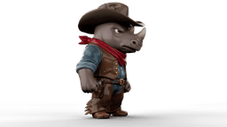 Cowboy Rhino 3d model