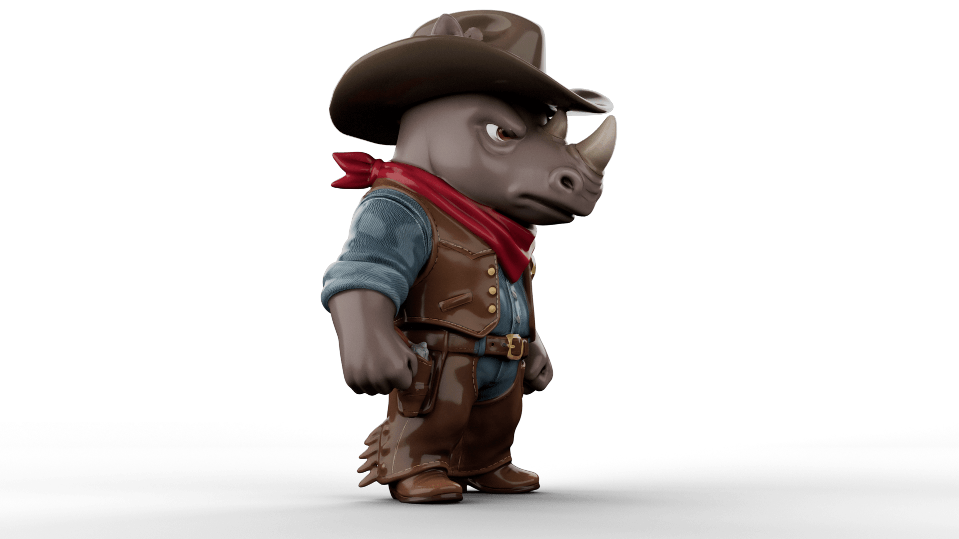 Cowboy Rhino 3d model