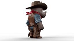 Cowboy Rhino 3d model