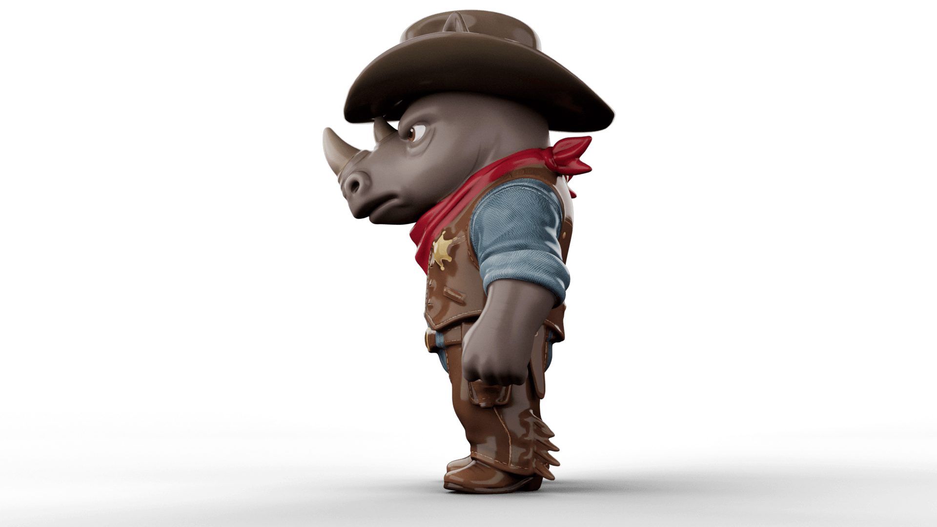 Cowboy Rhino 3d model